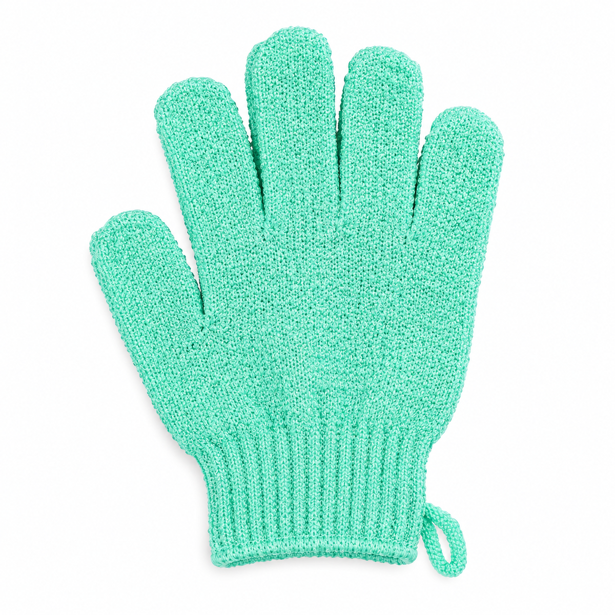 These deep-cleansing bath gloves are suitable for showering, spa treatments, massage, and body exfoliation; they effectively remove dead skin and feature a hanging loop.