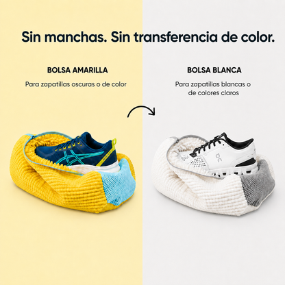 Bolsa protectora para lavar zapatillas en la lavadora