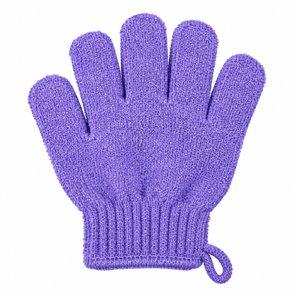These deep-cleansing bath gloves are suitable for showering, spa treatments, massage, and body exfoliation; they effectively remove dead skin and feature a hanging loop.