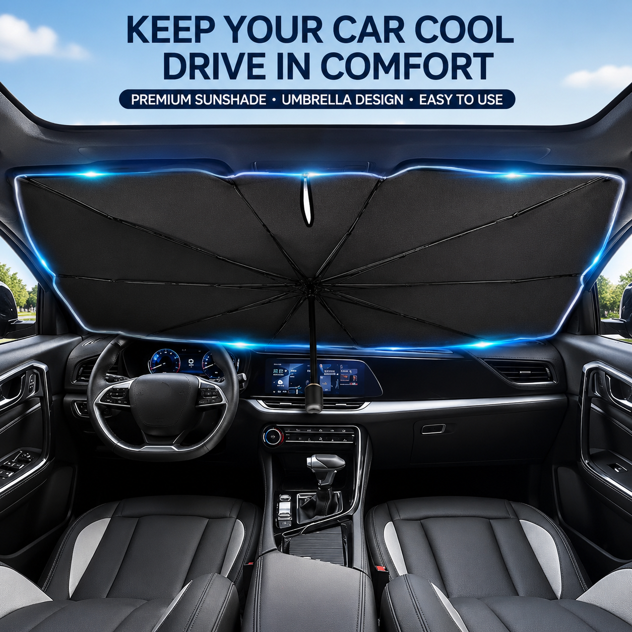 🏆LAST DAY SALE 60% OFF!!💕Car SunShade Foldable Heat Protector