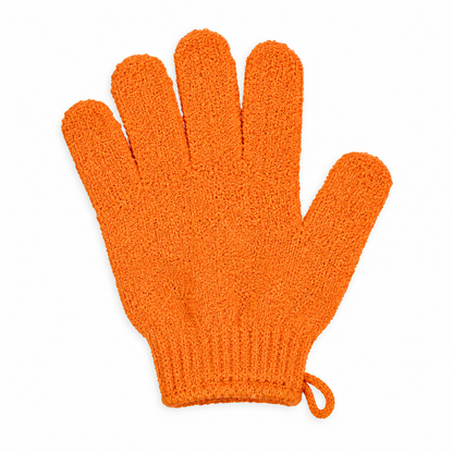 These deep-cleansing bath gloves are suitable for showering, spa treatments, massage, and body exfoliation; they effectively remove dead skin and feature a hanging loop.