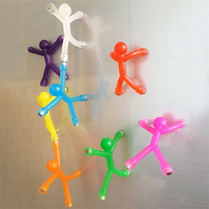 📢📢50% OFF !! ⏰🧲🧸 Posable magnetic figures – hold notes, relieve stress, brighten any space!